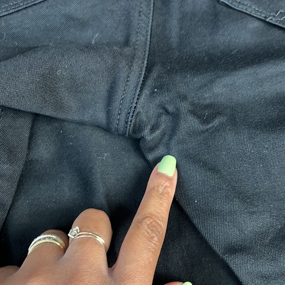 PAIGE edgemont black skinny zipper jean - Picture 11 of 14